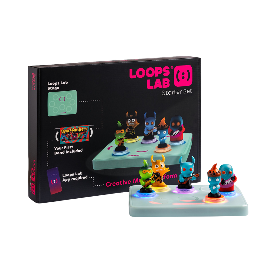 Starter Set – Loops Lab music-making system with Stage and first band, box